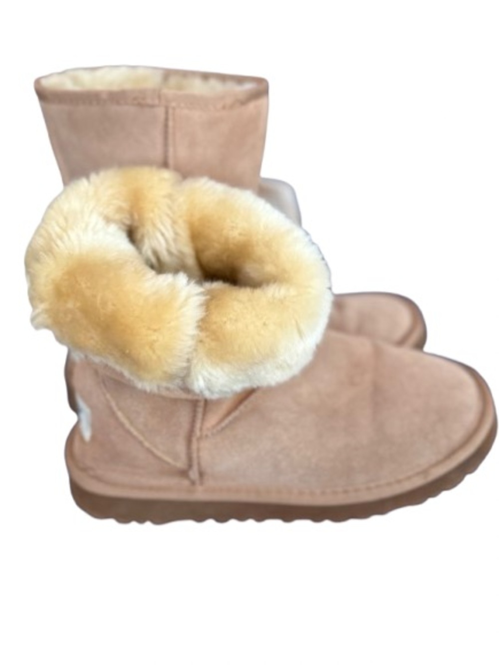 UGG Australia Classic Short Chestnut Sheepskin Suede Boots Women’s 8 - Picture 4 of 7